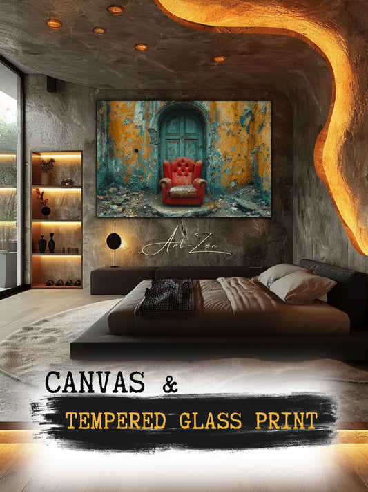 Tablou pe sticla sau canvas pentru living - Rust of Silence 2