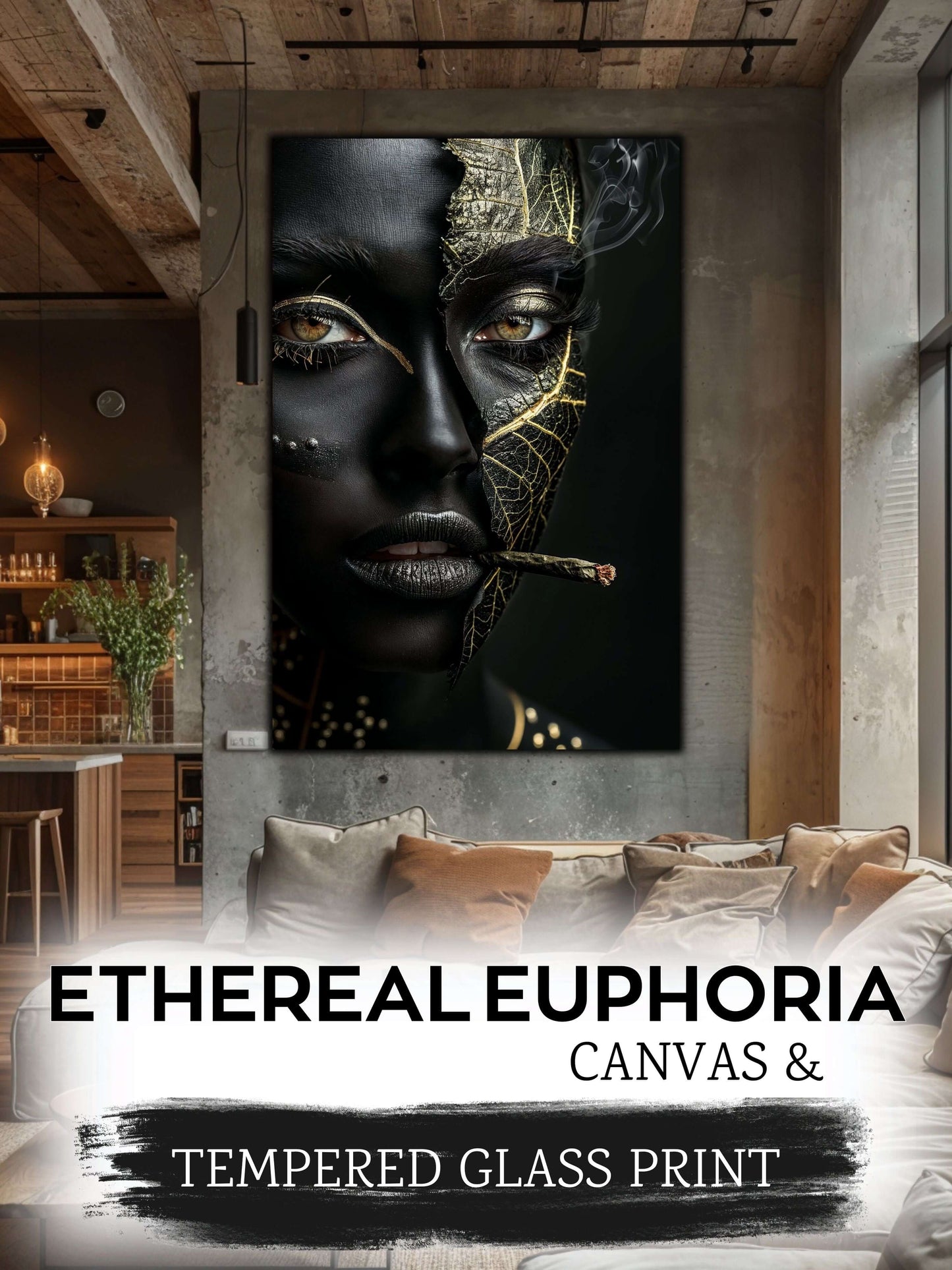 Canvas Painting / Glass Painting - Ethereal Euphoria 4