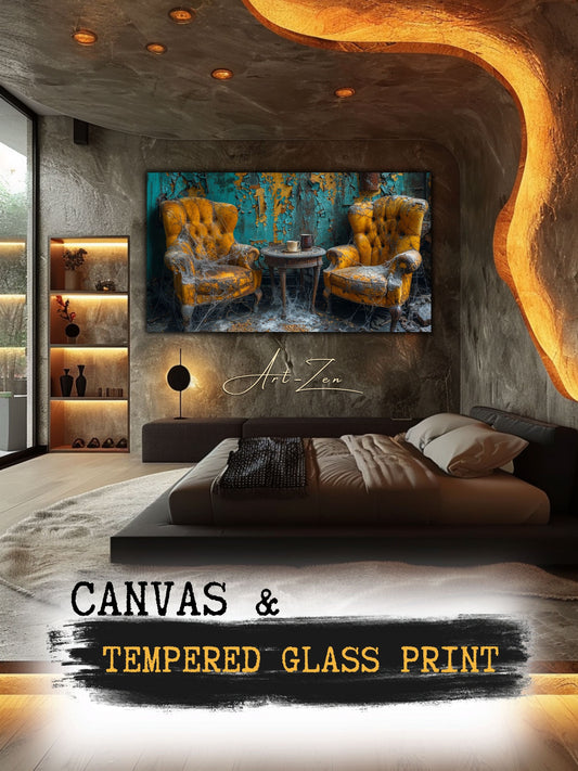 Tablou pe sticla sau canvas pentru living - Rust of Silence 4