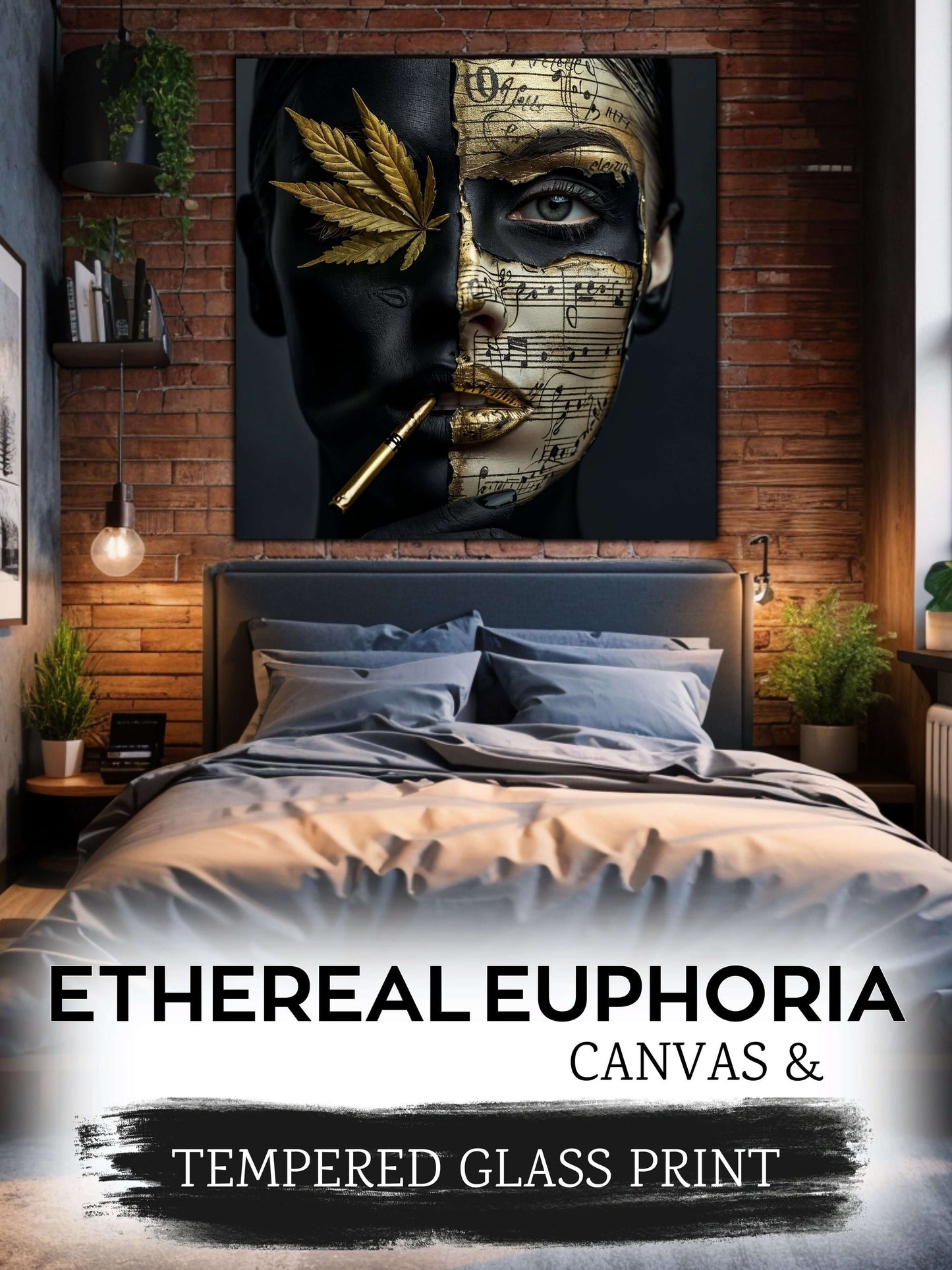 Canvas Painting / Glass Painting - Ethereal Euphoria 8