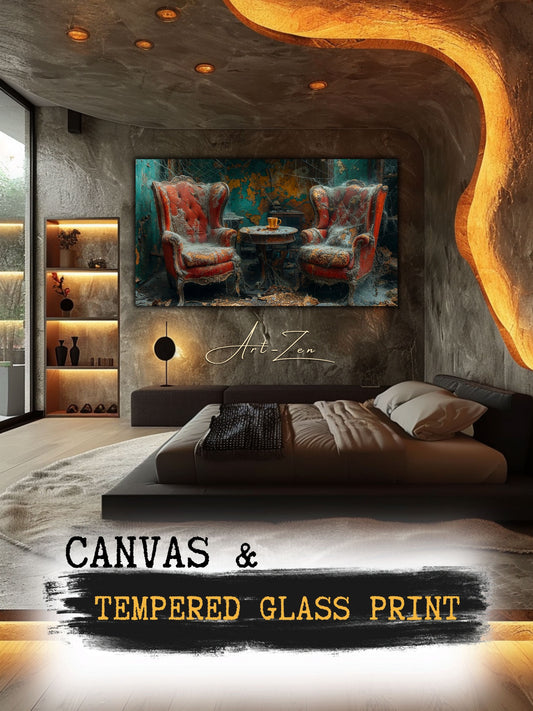 Tablou pe sticla sau canvas pentru living - Rust of Silence 10