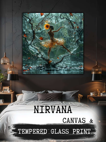 Glass Painting/Canvas Painting - Nirvana 13 