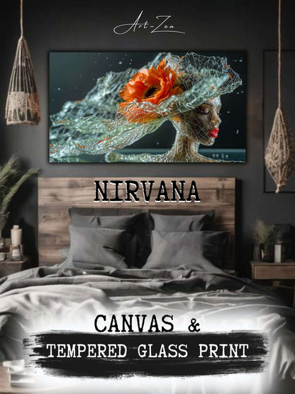 Glass Painting/Canvas Painting - Nirvana 28 