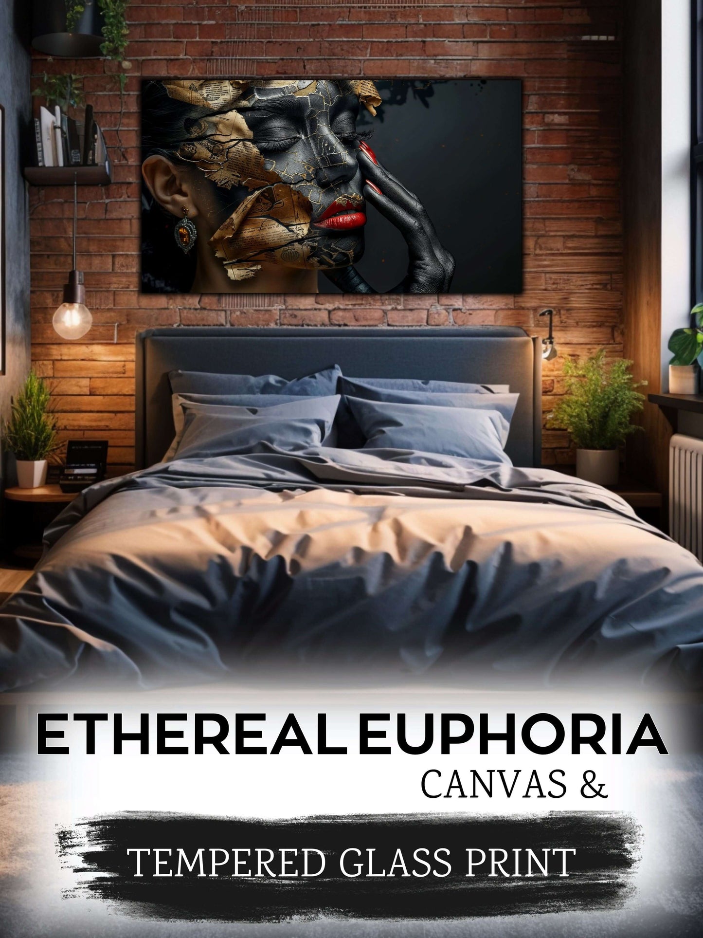 Canvas Painting / Glass Painting - Ethereal Euphoria 31 