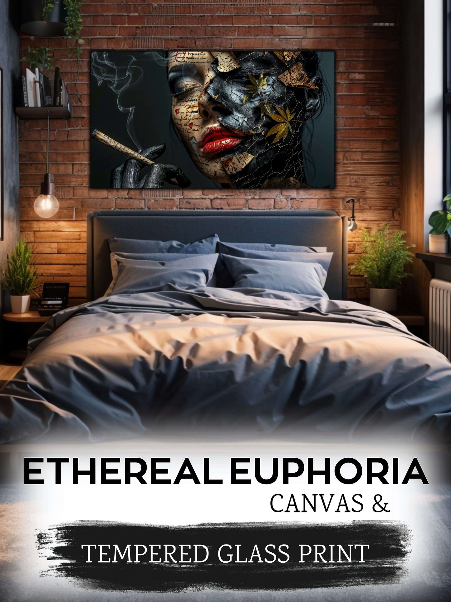 Canvas Painting / Glass Painting - Ethereal Euphoria 33 